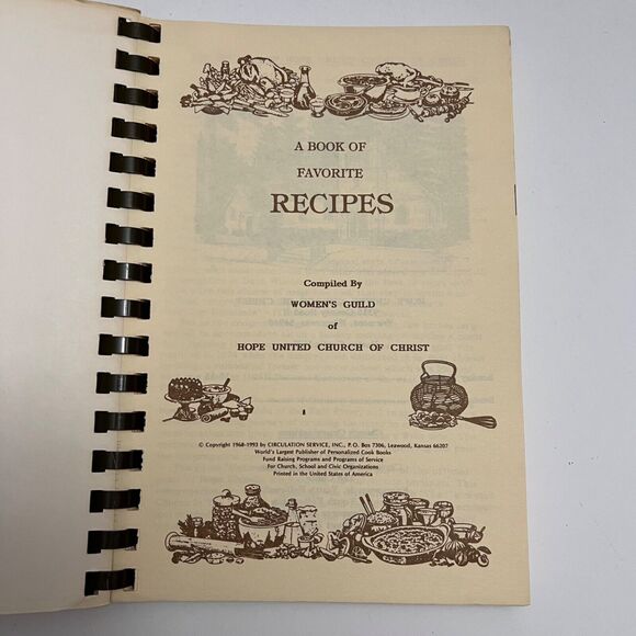 Vintage Cookbook The Good Cooks Cook Book Our Favorite Recipes Spiral Bound - Picture 2 of 10